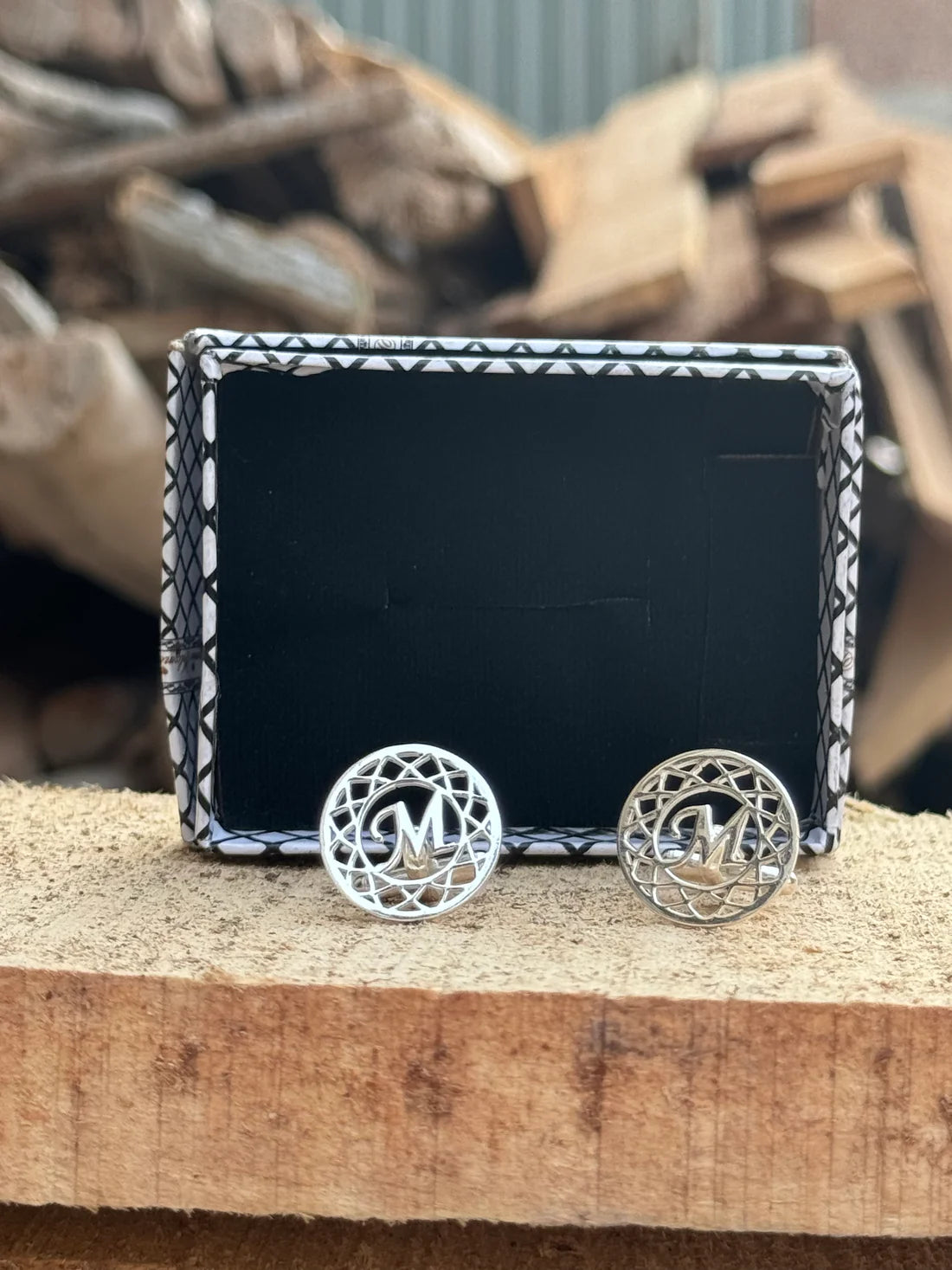 Round Alphabetical cufflinks